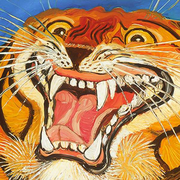 Tigers Head by Antonio Ligabue